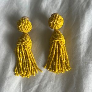 Oscar de la renta earrings- Clip On-